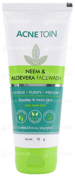 Acnetoin Active Neem And Aloevera Face Wash 70gm